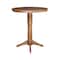 International Concepts Round 36 in Round Top Pedestal Table, 41.9 in Height, Distressed Oak, 30 in W, 36 in L, 41.9 in H K42-36RT-27B-6B-2 - alternate 2